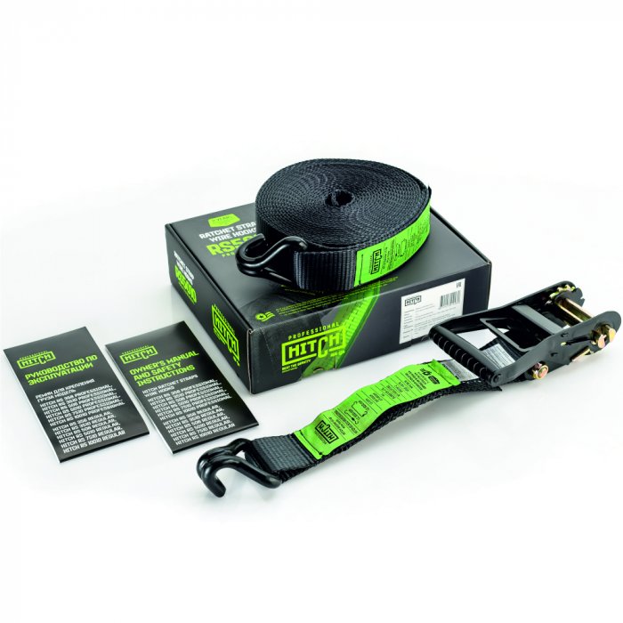 Ремень стяжной HITCH RS PROFESSIONAL SELF-TENSION 600:5000:10 (50мм, STF600daN, 5T, 10М) 