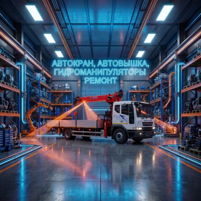 автокран, автовышка, гидроманипуляторы ремонт картинка