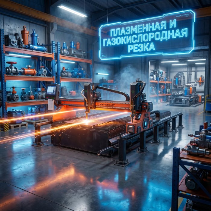 плазменная и газокислородная резка картинка