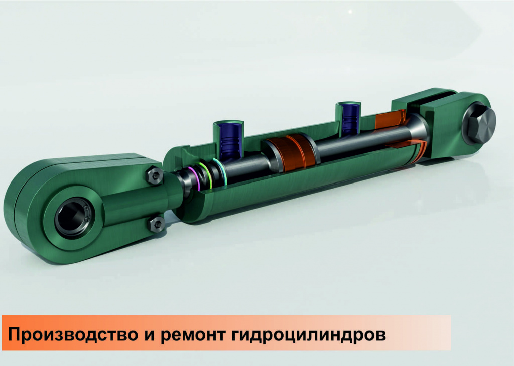 Гидроцилиндры производство и ремонт в Новосибирске - Сибирский Гидромаш